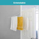 JVL Over Door Utility Clothes Washing Laundry Dryer Clothes Airer, 7M