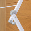 JVL Over Door Concertina Laundry Clothes Drying Airer, 4.5M