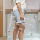 JVL Over Door Concertina Laundry Clothes Drying Airer, 4.5M