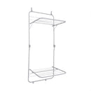 JVL 2 Tier Over Door Laundry Clothes Drying Rack, 8.5M