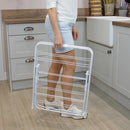 JVL 2 Tier Over Door Laundry Clothes Drying Rack, 8.5M