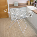 JVL Winged Folding Laundry Washing Clothes Airer, 13M