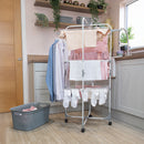 JVL Foldable 3 Tier Laundry Wshing Clothes Drying Rack, 28M