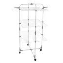 JVL Foldable 3 Tier Laundry Wshing Clothes Drying Rack, 28M