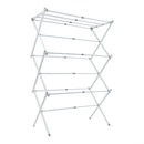 JVL Extendable 3 Tier Concertina Laundry Washing Clothes Airer, 8M