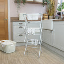 JVL Extendable 3 Tier Concertina Laundry Washing Clothes Airer, 8M