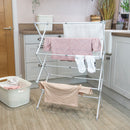 JVL Extendable 3 Tier Concertina Laundry Washing Clothes Airer, 8M