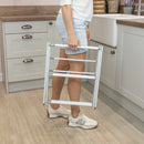 JVL Extendable 3 Tier Concertina Laundry Washing Clothes Airer, 8M