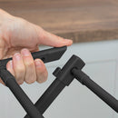 JVL Bamboo Extendable 3 Tier Concertina Laundry Clothes Airer, 8M