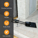 JVL Purbeck Fireside Hearth Set