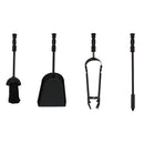 JVL Belvoir 4 Piece Fireside Companion Set And Stand