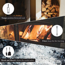 JVL Belvoir 4 Piece Fireside Companion Set And Stand