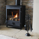 JVL Belvoir 4 Piece Fireside Companion Set And Stand