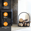 JVL Conway Black Fireside Log Holder