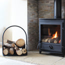 JVL Conway Black Fireside Log Holder