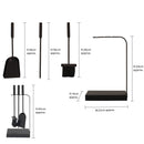 JVL Belmont 3 Piece Fireside Companion Set And Stand