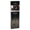JVL Malham 3 Piece Fireside Companion Set And Stand