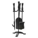 JVL Colchester 3 Piece Fireside Companion Set And Stand
