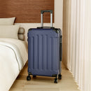 Livingandhome Modern Hardside Spinner Suitcase with Combination Lock