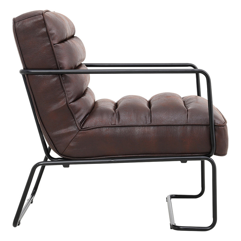 Livingandhome Stylish Mid-Century Lounge Armchair