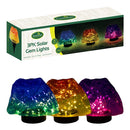 GardenKraft Set Of 3 Solar Rock Garden Lights With Colour Changing LED | Outdoor Pathway Lights