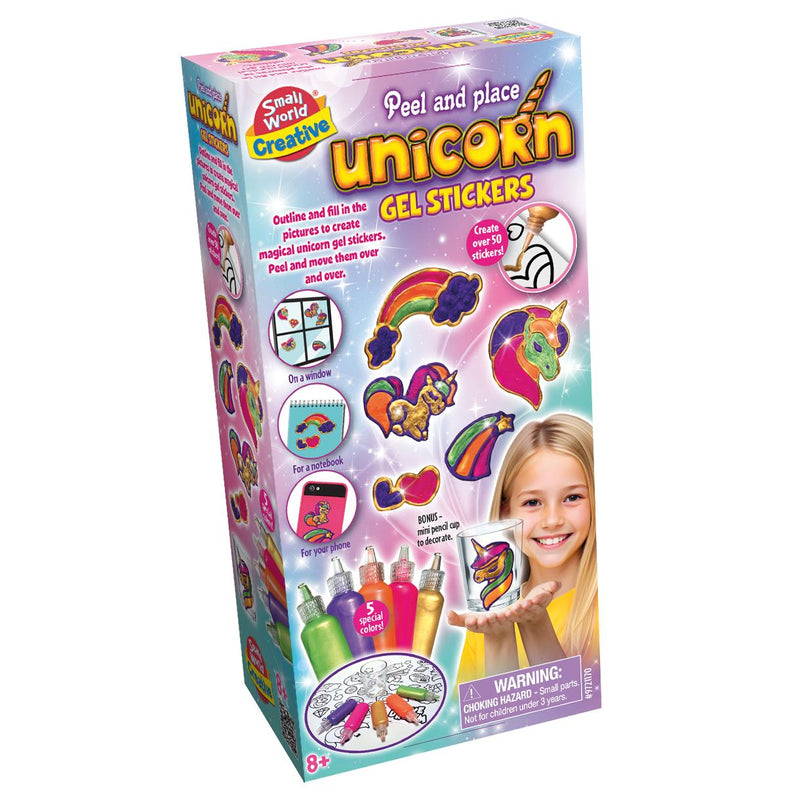 Peel And Place Unicorn Gel Stickers