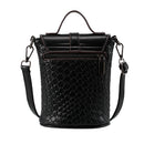 Modishion PU Leather Bucket Bag Crossbody Bag with Adjustable Strap