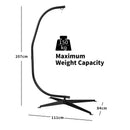 Heavy Duty  Steel C Hammock Stand