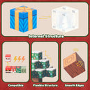 Kidkid Merry Christmas Theme Children Magnetic Building Blocks Toy Set