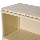 Livingandhome Bamboo Freestanding Sideboard