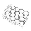 Lifeideas Countertop Hexagon Wine Rack