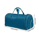 Modishion 57L Peacock Blue Wet Dry Travel & Gym Bag