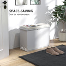 HOMCOM Shoe Storage Bench With Cushion And Flip-Drawer 62x26x47.5cm