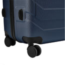 Livingandhome Rolling Hardshell Luggage Travel Suitcase