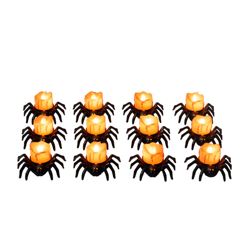 Creepy Spider LED Candle Set