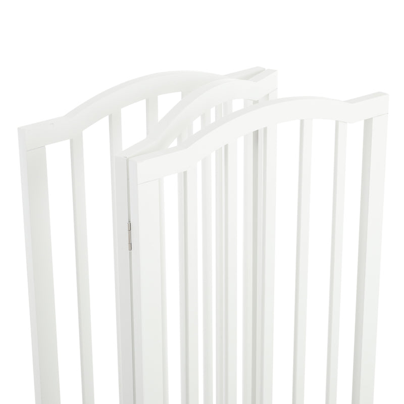 Kidkid 3 Panel Wooden Foldable Freestanding Pet Gate