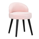 Modern Dutch Velvet Vanity Stool