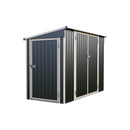 Breeins 8x4 FT Metal Pent Roof Garden Tool Storage Shed