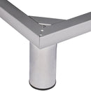 Livingandhome Linen Fabric 2-Seat Convertible Sofa Bed with Pillows