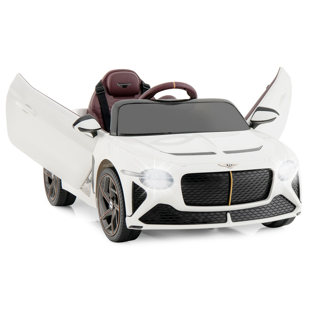 12V Licensed Bentley Bacalar Kids Ride On Car with Scissor Doors and L