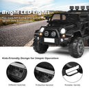 12V Electric Kids Ride On Truck with Remote Control-Black