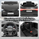12V Audi Licensed Electric Kids Ride On Car with Remote Control-Black