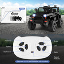 12V Kids Ride on Car with Remote Control and Music-Black