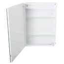 Livingandhome Wall Mount LED Mirror Cabinet with Demister Pad for Bathroom