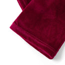 Full Finger Bridal Gloves Opera Wrist Banquet Gloves Wine Red