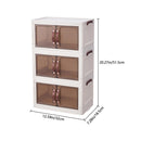 Lifeideas 3-Tier Double-door Desk Organizer Storage Box