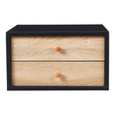 Livingandhome Floating Bedroom Nightstand with Drawers