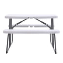 Breeins Foldable Picnic Table and Bench Set for Kids