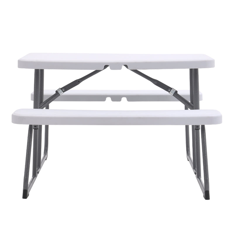 Breeins Foldable Picnic Table and Bench Set for Kids