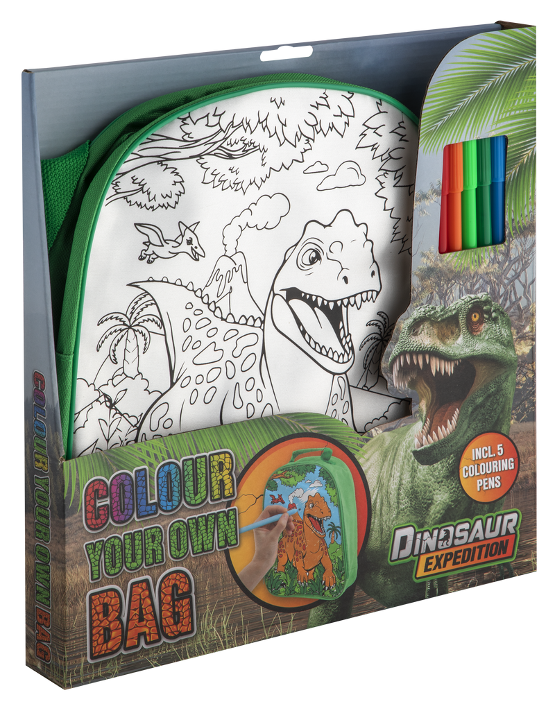Dino Colour Your Own Bag